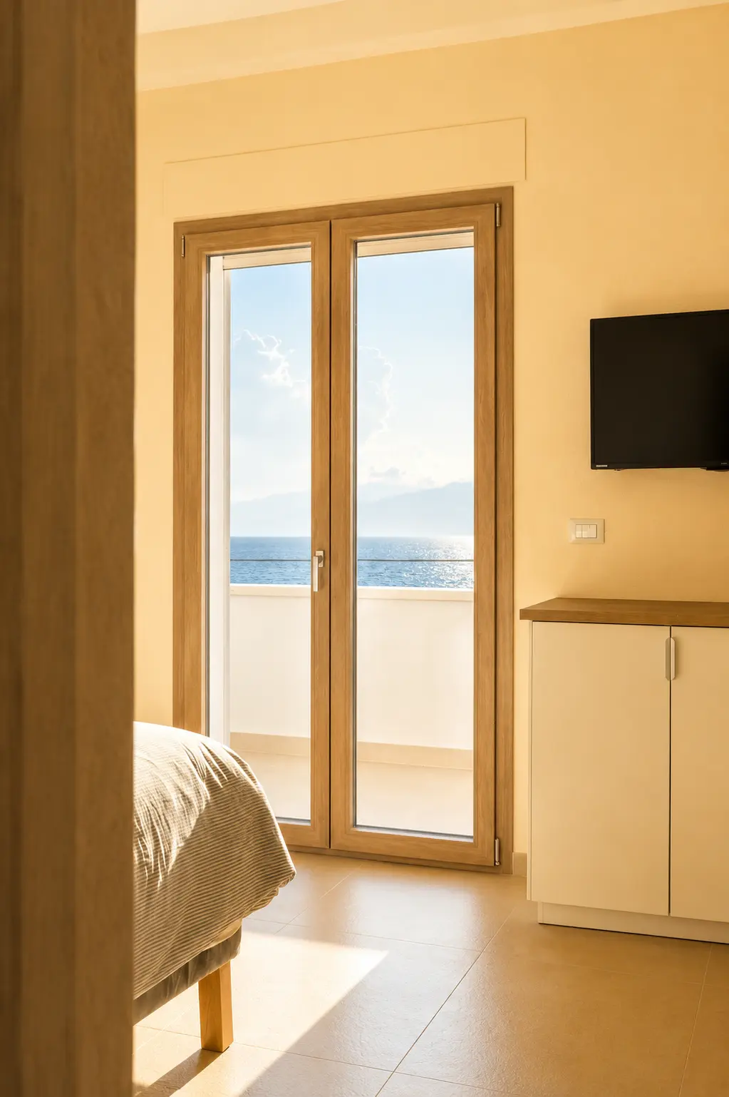Vista sul mare dalla struttura