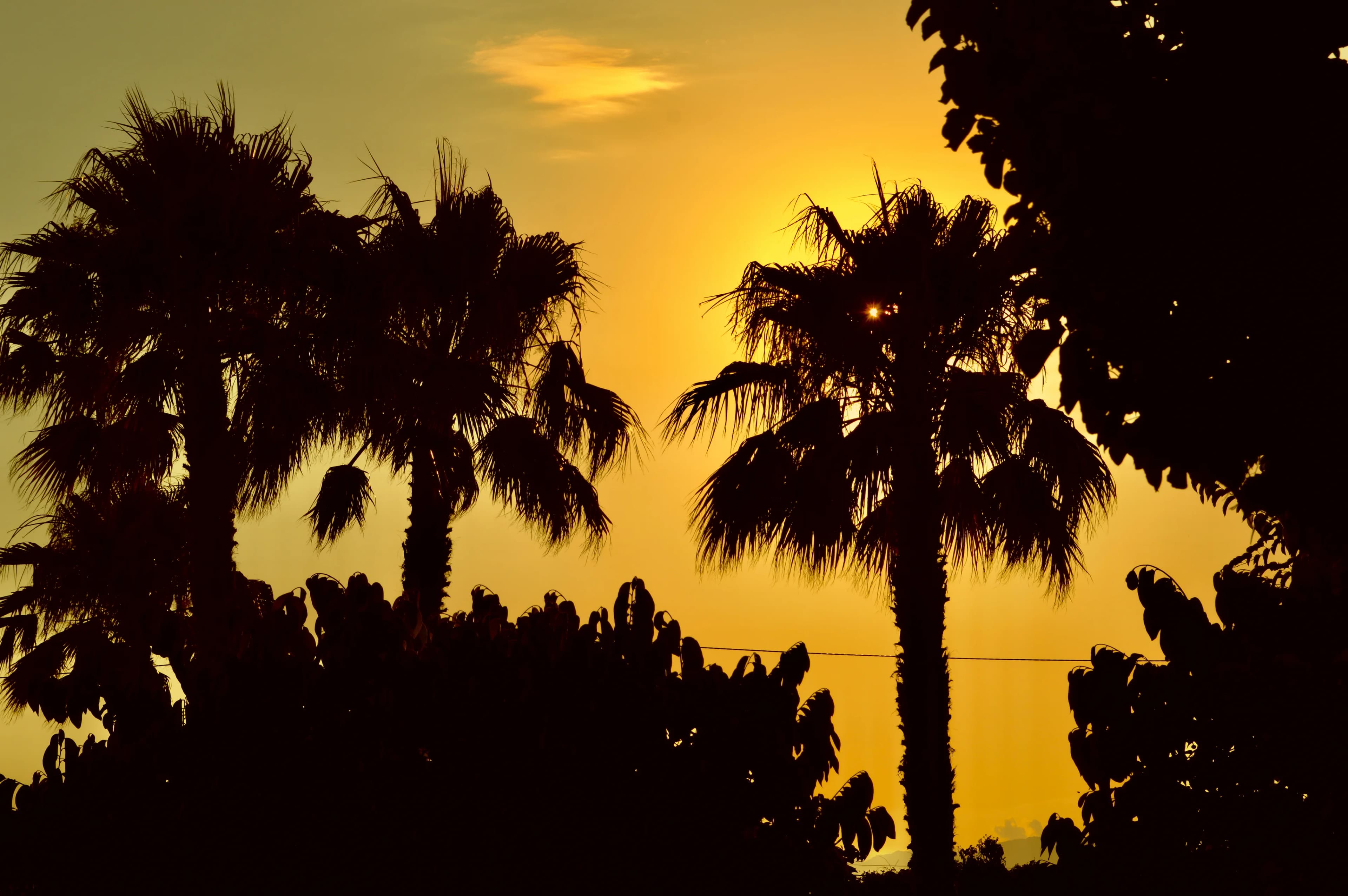 Tramonto sul lungomare di Pellaro